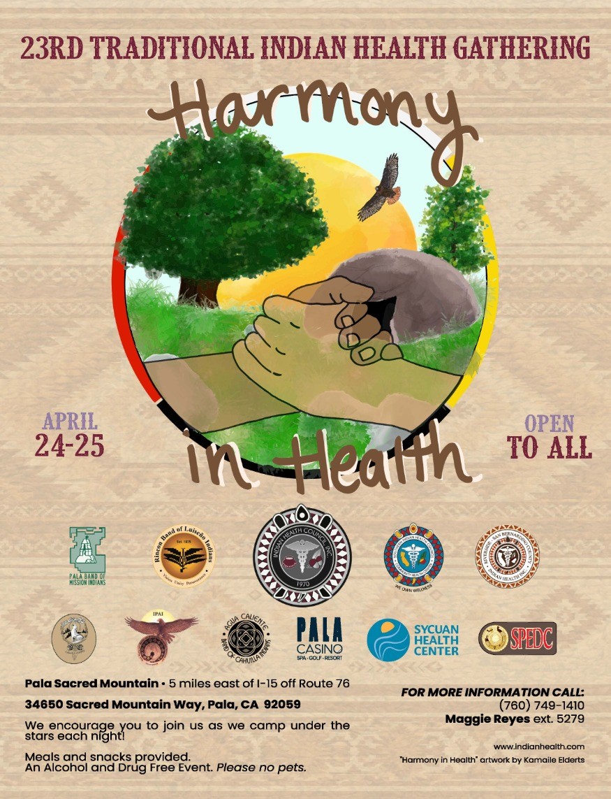 23rd Traditional Indian Health Gathering: H
 armony in Health